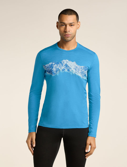 Icebreaker Men's Merino 200 Oasis Long Sleeve Crewe Thermal Top