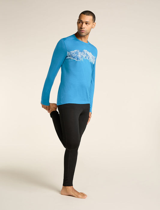 Icebreaker Men's Merino 200 Oasis Long Sleeve Crewe Thermal Top
