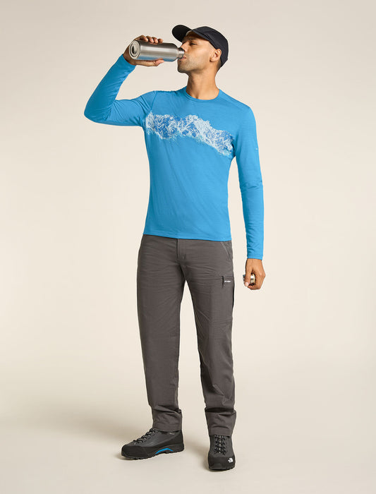 Icebreaker Men's Merino 200 Oasis Long Sleeve Crewe Thermal Top