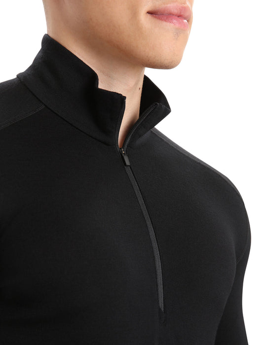 Icebreaker Men's Merino 260 Tech Long Sleeve Half Zip Thermal Top