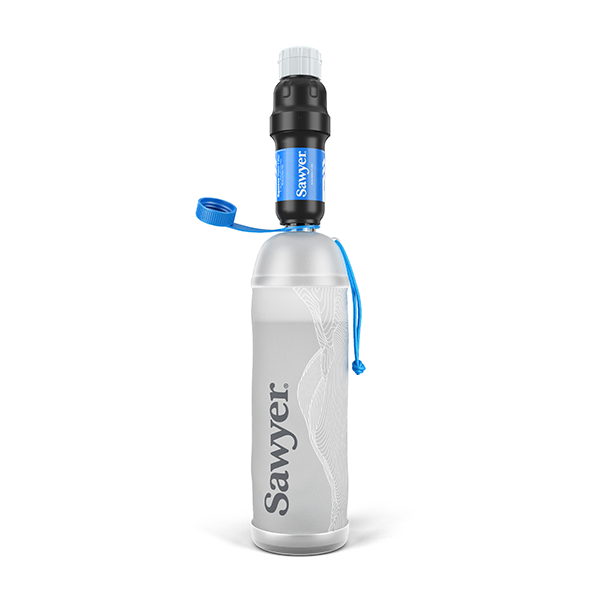 Sawyer Squeeze Water Filtration System w/ Cnoc Premium 1L Bottle