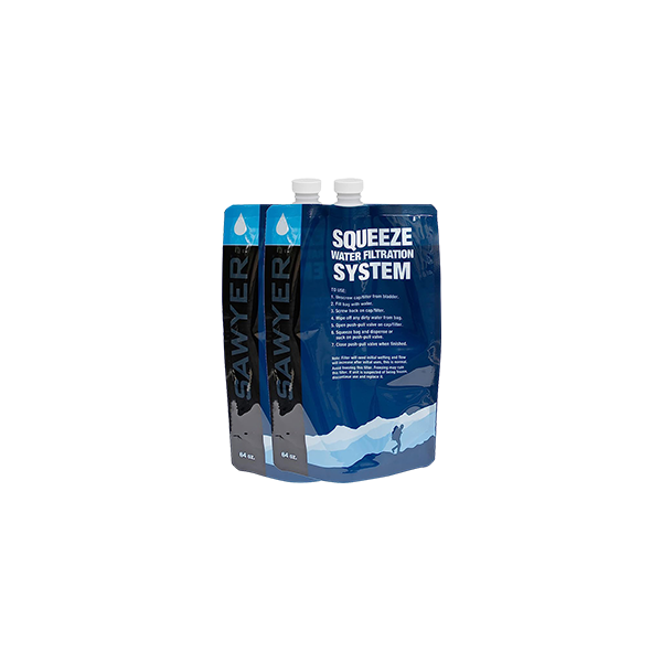 Sawyer 64oz Squeezable Pouch (2pk)