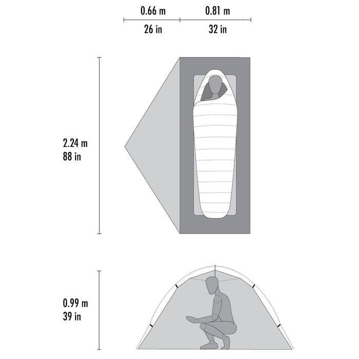 MSR Hubba Hubba LT 1 Person Tent