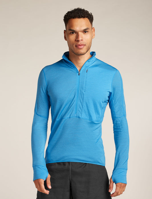 Icebreaker Men's Merino Blend 200 Realfleece Descender LS Half Zip Jacket