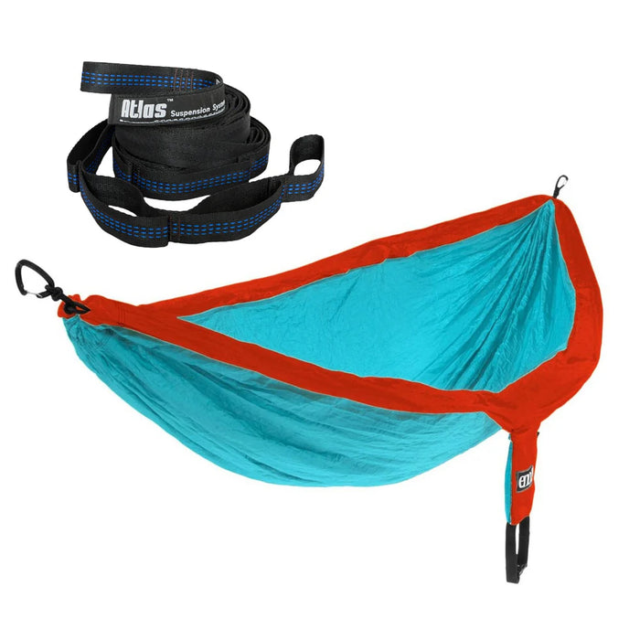 Eno DoubleNest Hammock & Atlas Strap Bundle