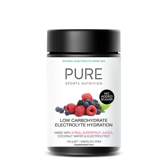 Pure Sports Electrolyte Hydration Low Carb 160g Tub