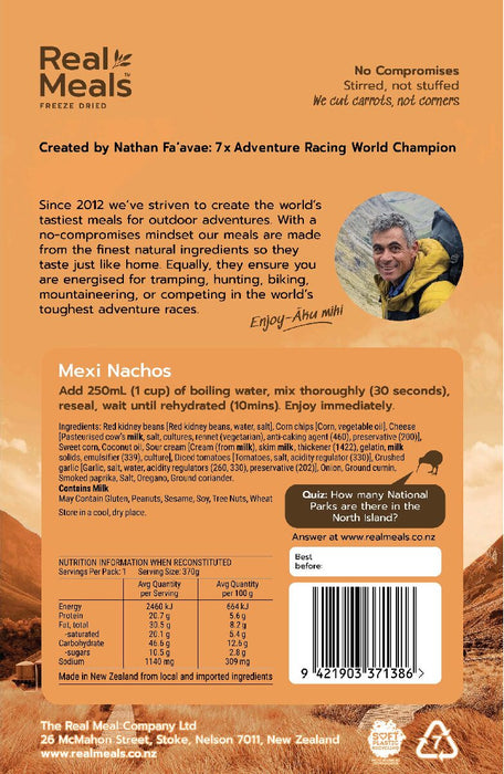 Real Meals Mexi Nachos