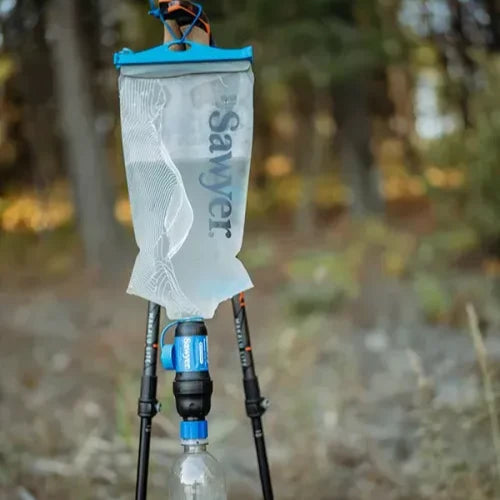 Sawyer Squeeze Water Filtration System w/ Cnoc Premium 2L Bladder