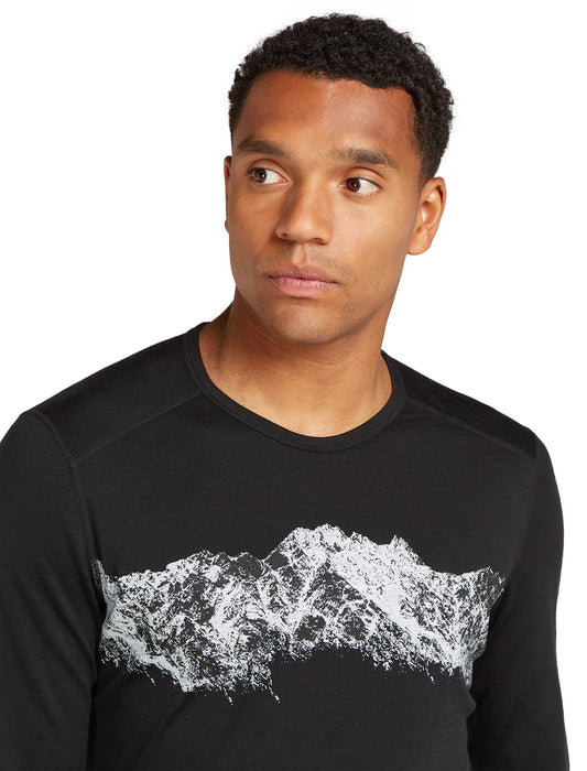 Icebreaker Men's Merino 200 Oasis Long Sleeve Crewe Thermal Top