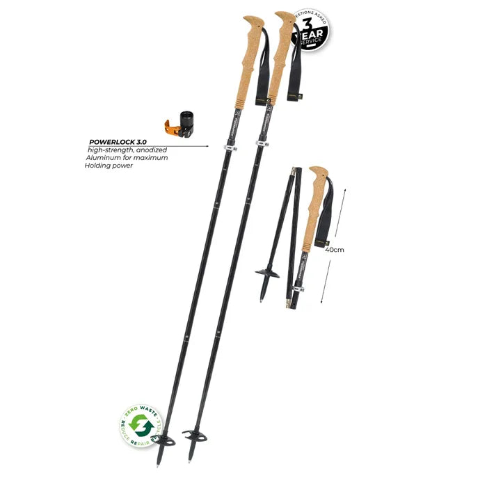 Komperdell FX Lite Carbon Vario Summit Trekking Poles