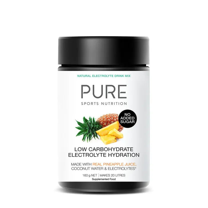 Pure Sports Electrolyte Hydration Low Carb 160g Tub