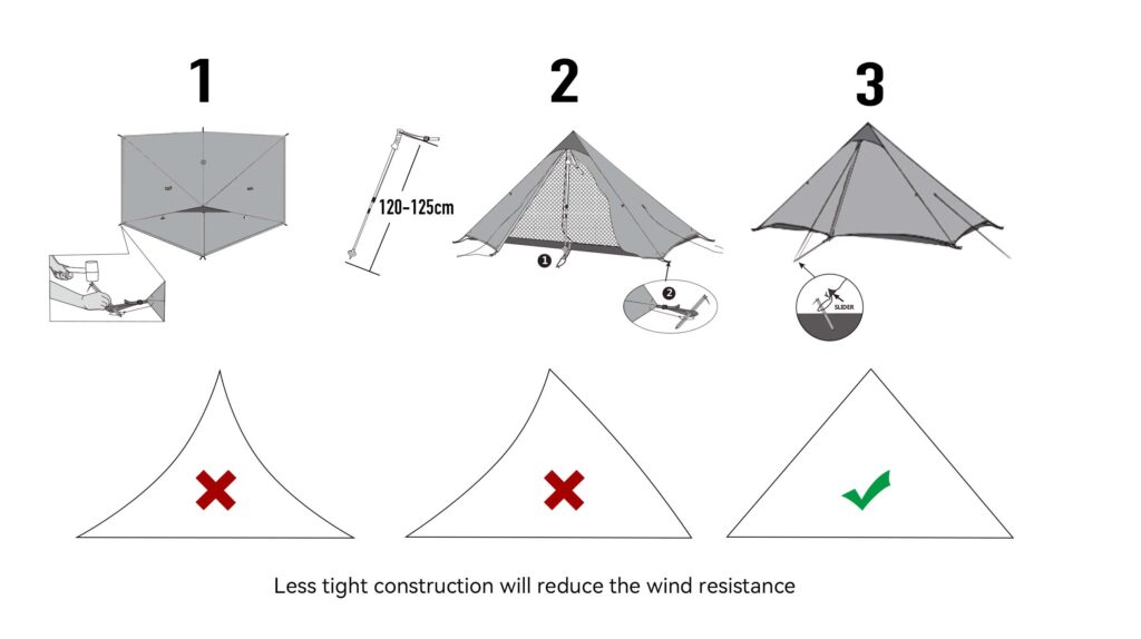 3F UL LanShan 1 Ultralight Tent (3 Season)