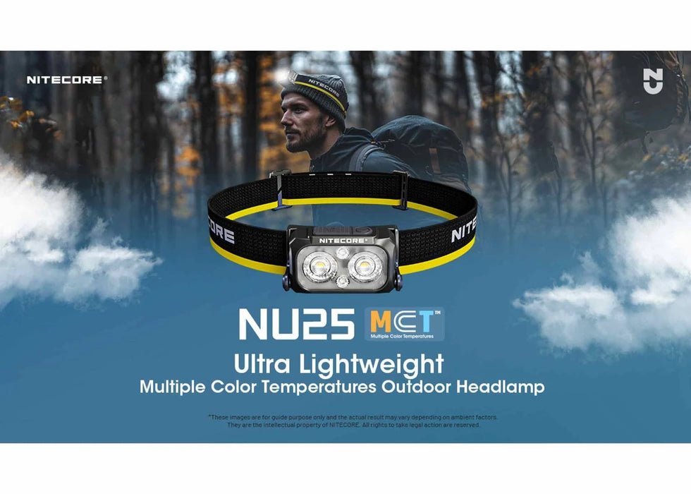 Nitecore NU25 MCT 400 lumens