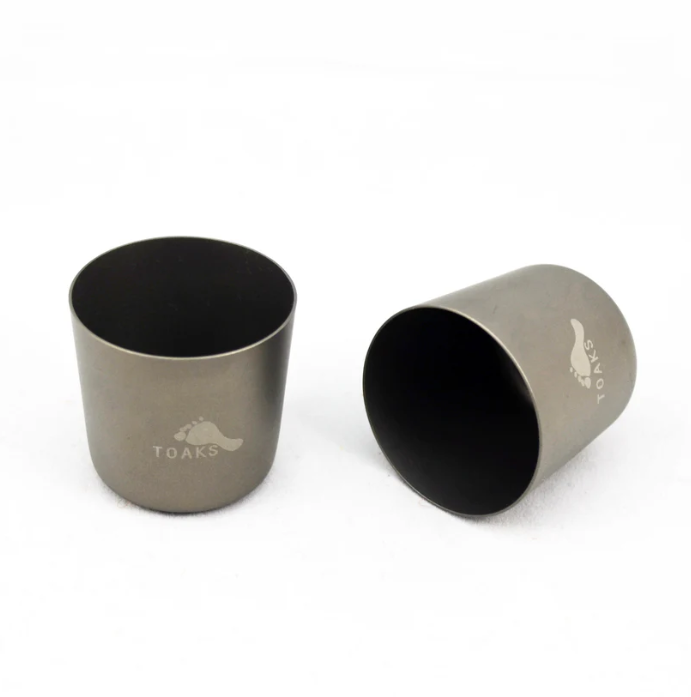 Toaks Titanium Shot Glass 2pk